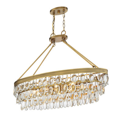 Windham 8-Light Bronson in Warm Brass