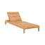 Classic Teak Chaise Lounge - Charcoal-90139958