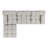 Sigma Upholstered L-Shaped Sectional Reversible-1076500943