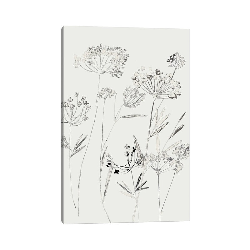 White Delicate II by Asia Jensen - Gallery-Wrapped Canvas Giclée on Canvas, 20.32 cm H x 30.48 cm W, Wrapped Canvas