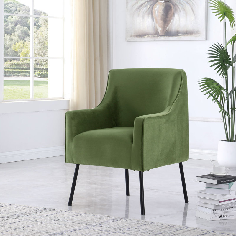 Modern Armchair , Forest Green