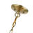 5 Light Antique Brass Pendant Chandelier-1108689830