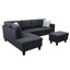 Canapé modulaire en L 3 pièces pour salon Manol-87957694-87957680