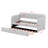 Upholstered Velvet Daybed with Trundle Bed-2049649758