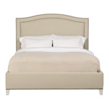 Caroline/Casey Queen Upholstered Low Profile Panel Bed