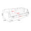 Coussin modulaire en cuir véritable-575120225-575120229