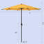 Parasol de marché à manivelle Lyon-169567991-176152204