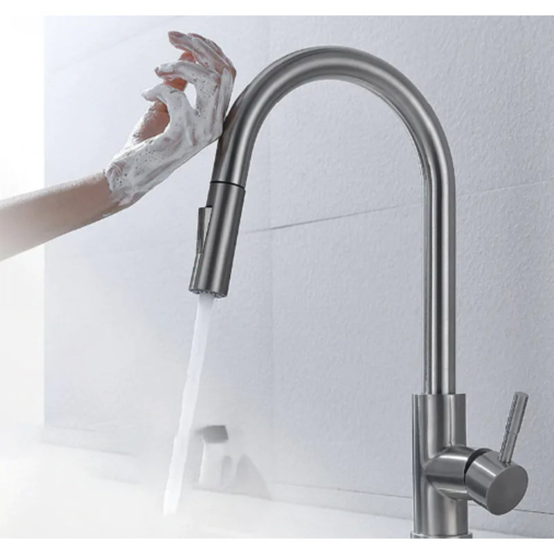 Robinet de cuisine à poignée simple Juno