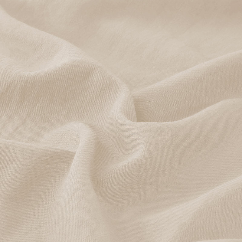 Nahama 100% Cotton Machine Woven Flat Sheet, Double (4'6), Cream
