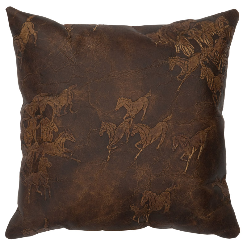 Coussin Wooded River, Arrière en tissu