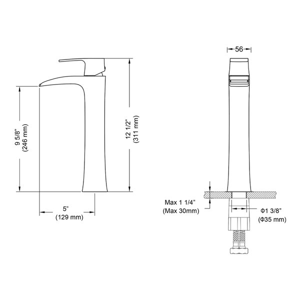 Dimensions du produit