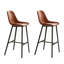 Chaise à dossier solide brune (paquet de 2)-2036618709-2036618711