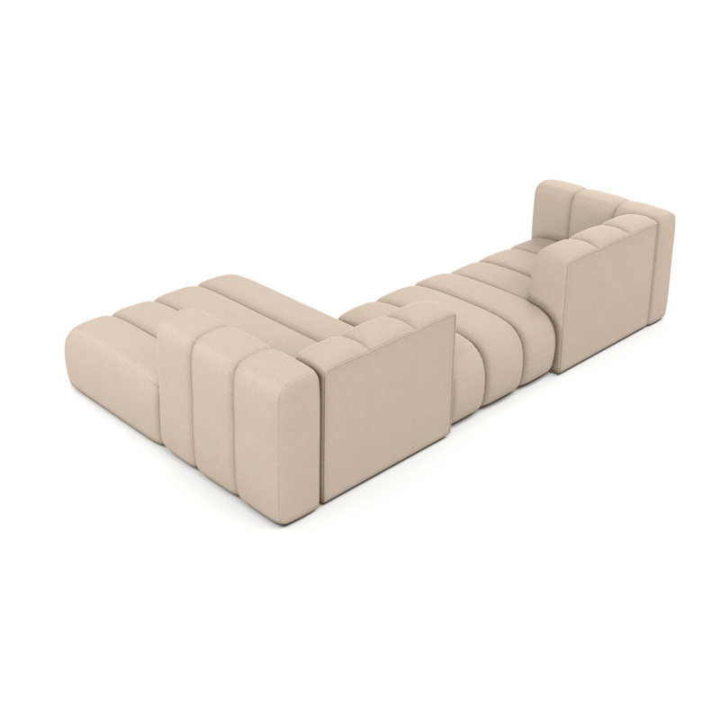 3 Seater Velvet Sofa & Chaise