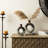 Modern Two-Tone Color With Circle Hollow Ceramic Table Vases