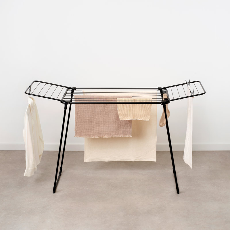 Brabantia Hangon Drying Rack Too, Black, 97cm H x 159cm W x 58.8cm D