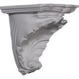 Shell 7.38'' H x 10.38'' W x 6'' D Marbleizing Bracket / Corbel
