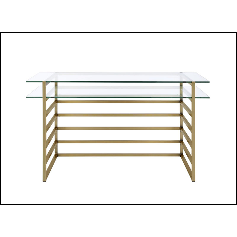Glass Steel Writing Desk