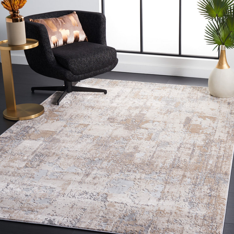 Tapis abstrait Keyra Performance, Rectangle 9 pi x 12 pi