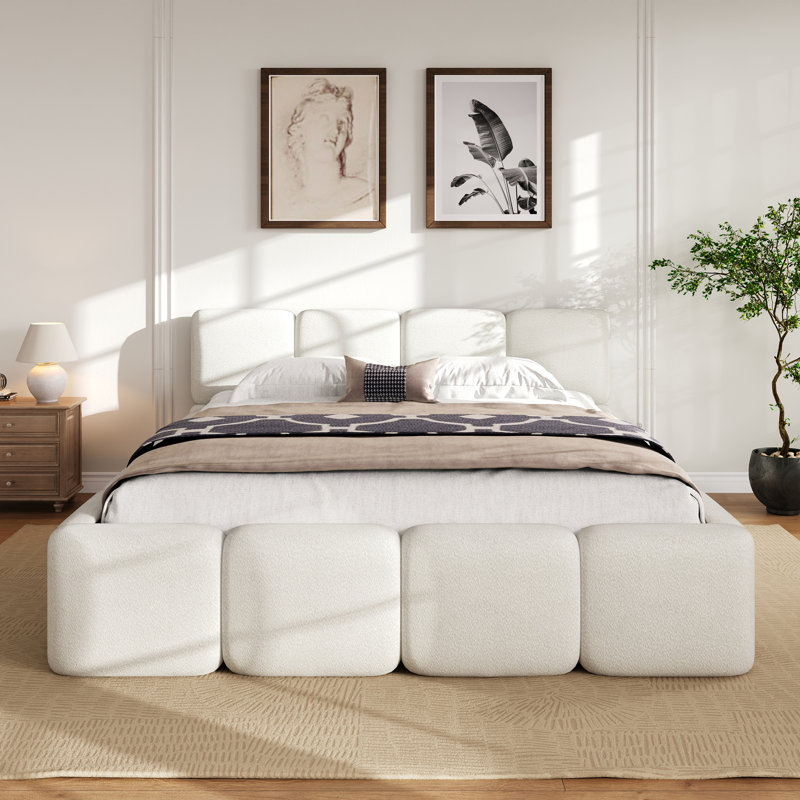 Lit plateforme Boucle, Grand