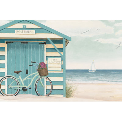 "Beach cruiser I" par James Wiens - reproduction d'art sur toile non encadrée