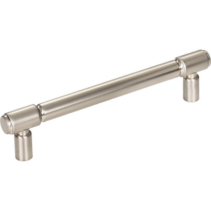 Clarence Bar pull, Brushed Satin Nickel, 5 1/16" Center to Center