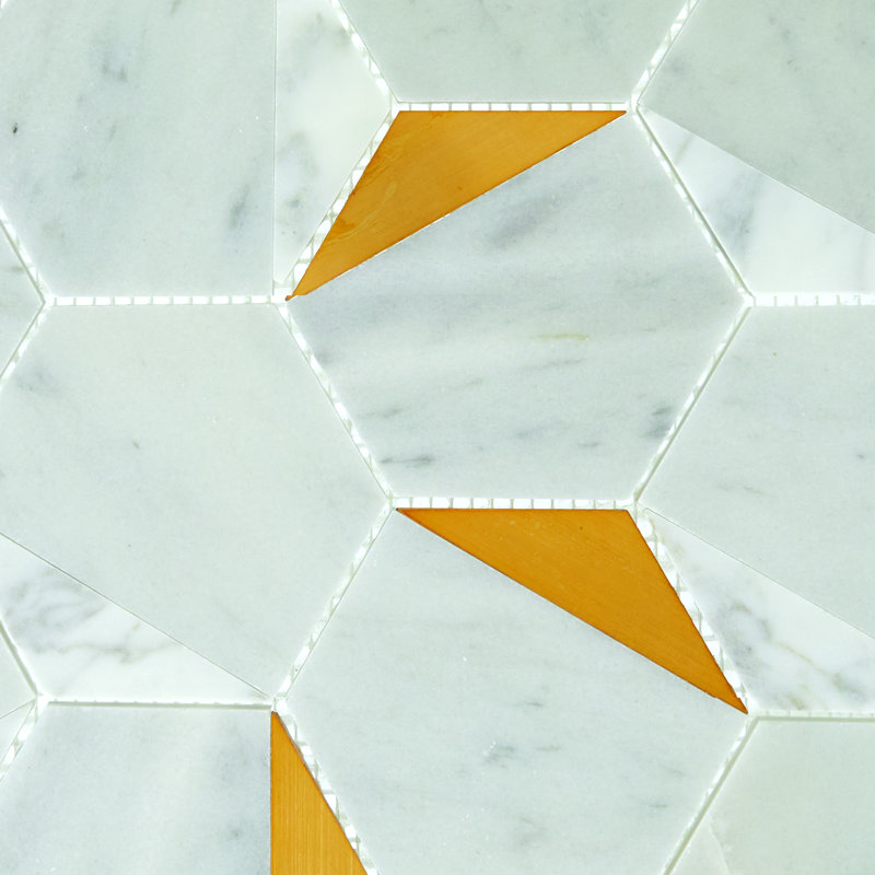 Random Sized Natural Stone Mosaic Wall Tile