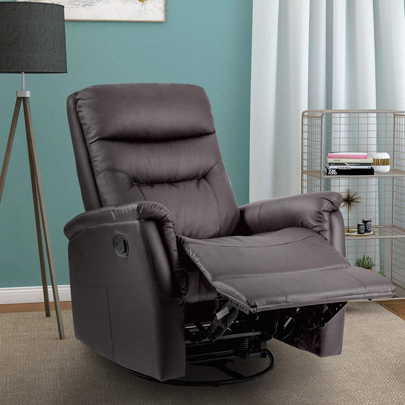 Maximus 75cm Wide Rocker Standard Recliner with Massager, Brown