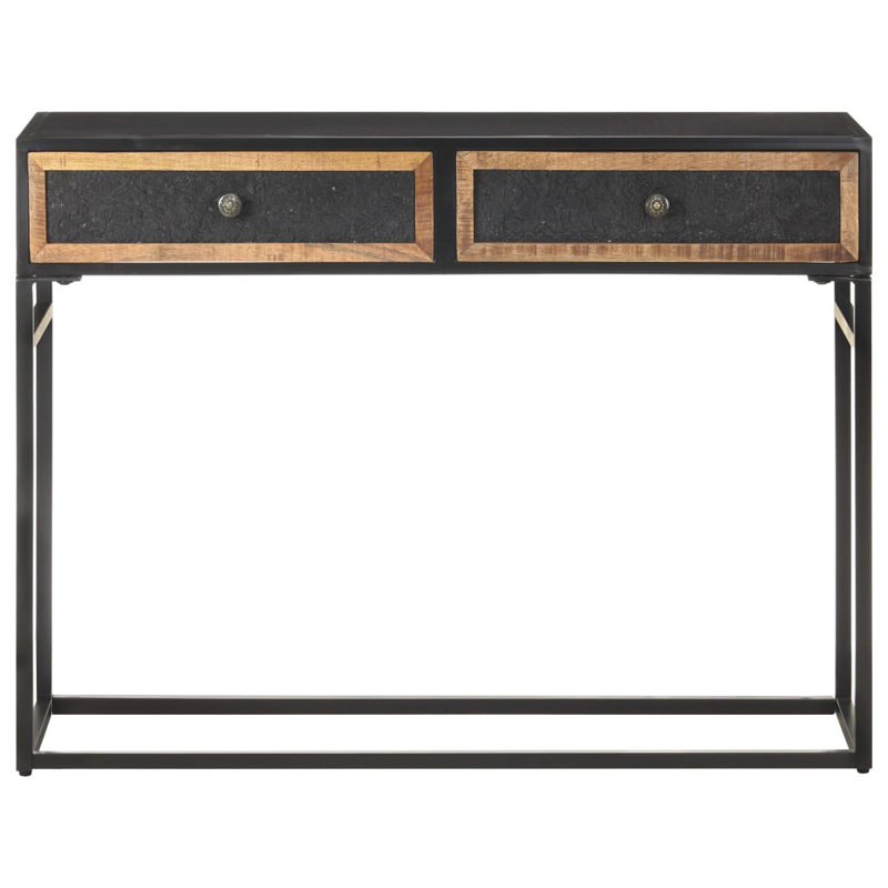 Console Table 39.4"x13.8"x29.5" Solid Mango Wood