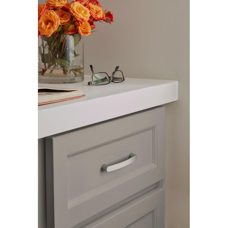 Rift  Arch Pull, Satin Nickel, 5 1/16"