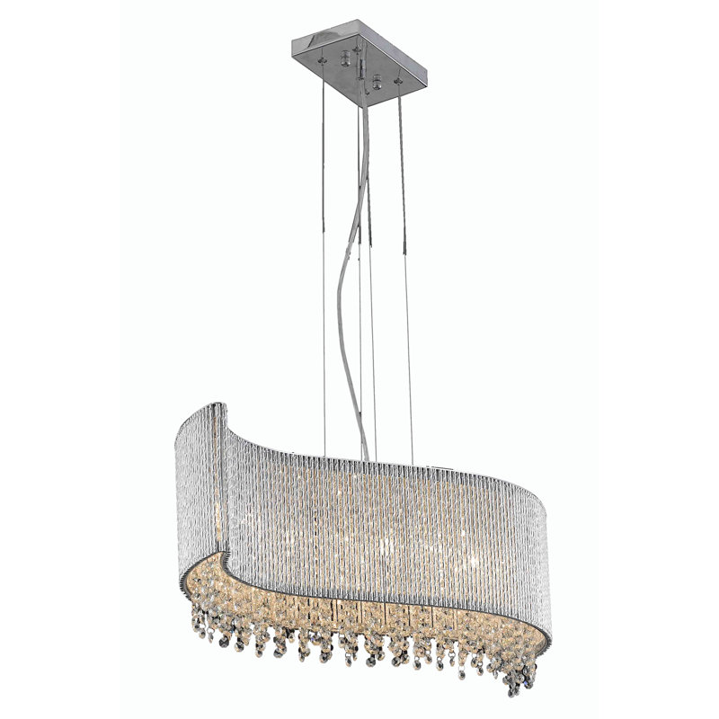Lustre géométrique 5 lumières unique/à l’état Downes