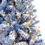 Sapin de Noël artificiel 6 pi avec neige - bleu, 750 pointes, électrique, ignifuge, branche de décoration intérieure de Noël électrique, stable, ornement