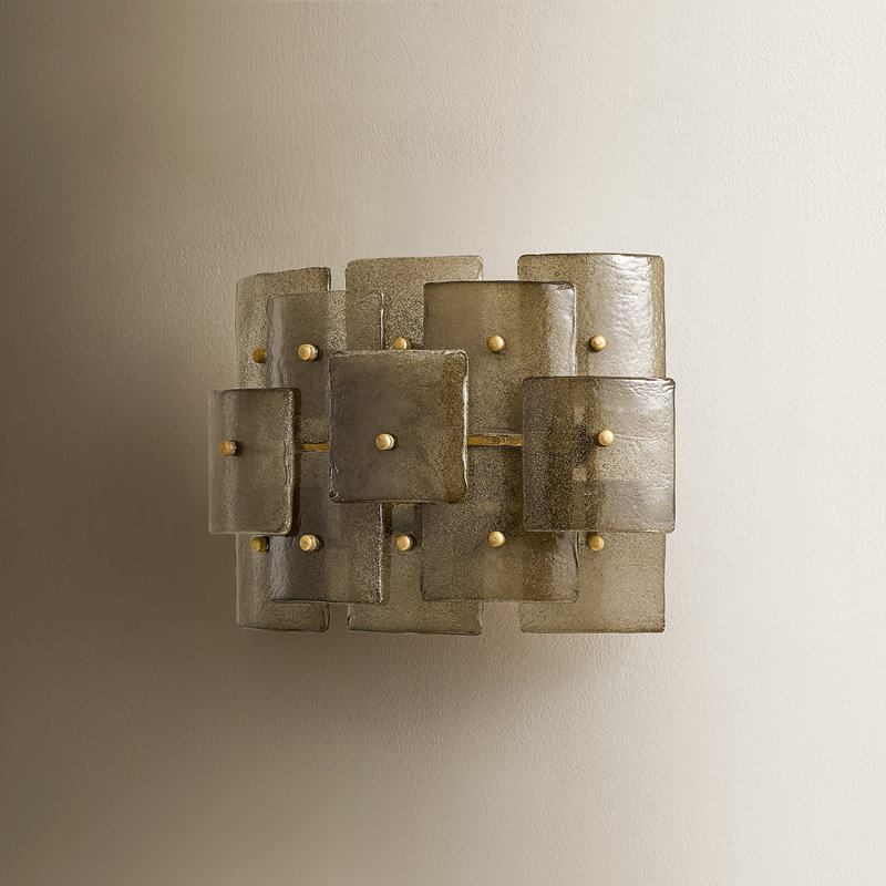 Jacik Wall Sconce, Patina Gold Leaf