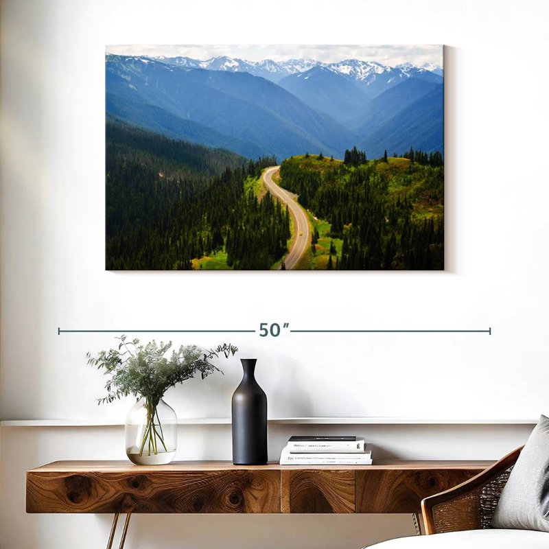 Winding Road In Hurricane Ridge