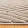 Conway Beige Solid Geometric Textured High-Low Area Rug