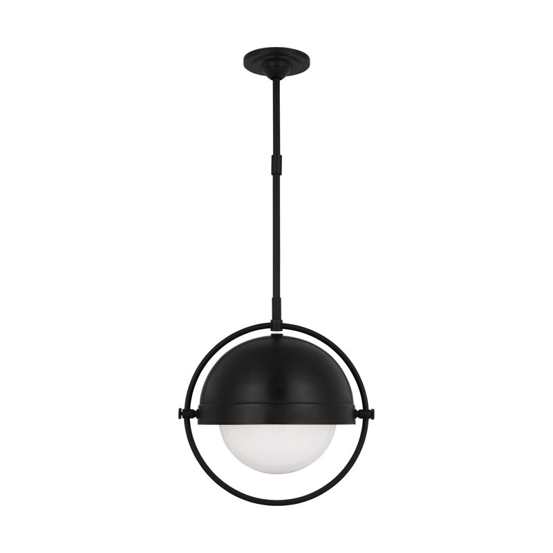 Bacall 1 - Light Pendant, 20.63" H x 19.5" W x 19.5" D, Aged Iron