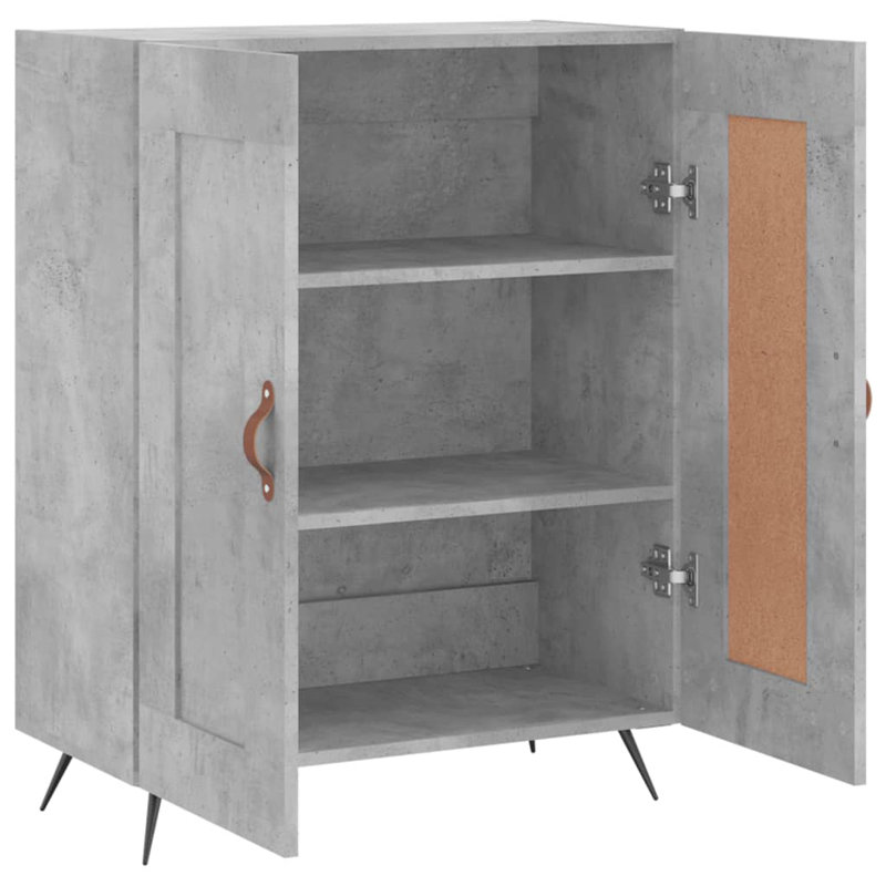Kailey Display Cabinet, Concrete Grey