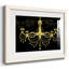 Lustre doré encadré sur papier-916074361-916074366