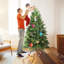 Arbre de Noël 6 pi avec 1032 pointes PE + PVC - Complet, réaliste et facile à assembler avec un support en métal stable-922684013