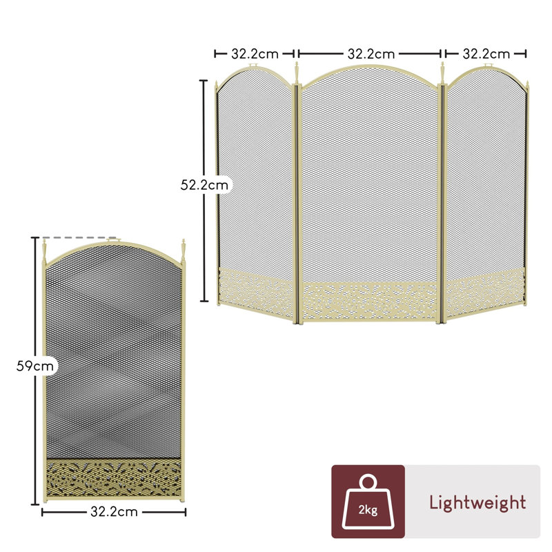 Ingleton Fire Screen/Spark Fire Guard