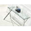 Bureau d'ordinateur en verre