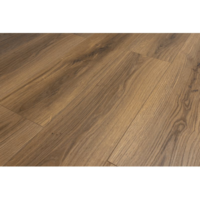 Rhodes 9.37" X 60" X 12Mm Waterproof Laminate Flooring
