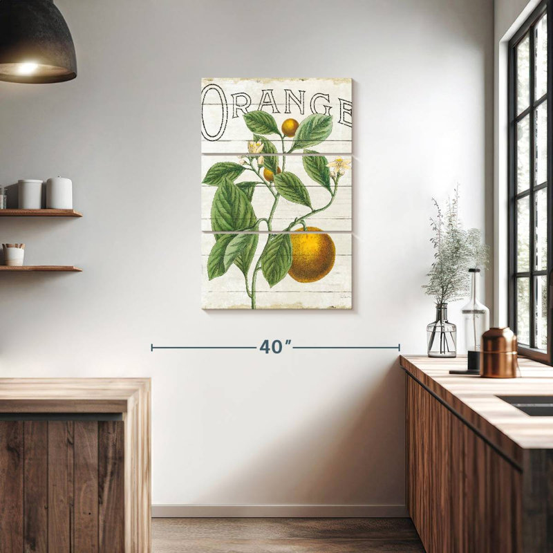 Yarlin Classic Citrus III Shiplap, 38" H x 24" W
