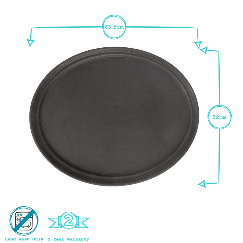 Argon Tableware Plastic Platter, 635cm H x 20cm W x 520cm L