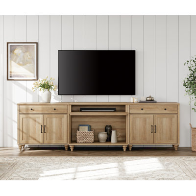 Farmhouse TV Stand For Tvs Up To 100