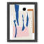 Ensemble de 6 toiles abstraites contemporaines