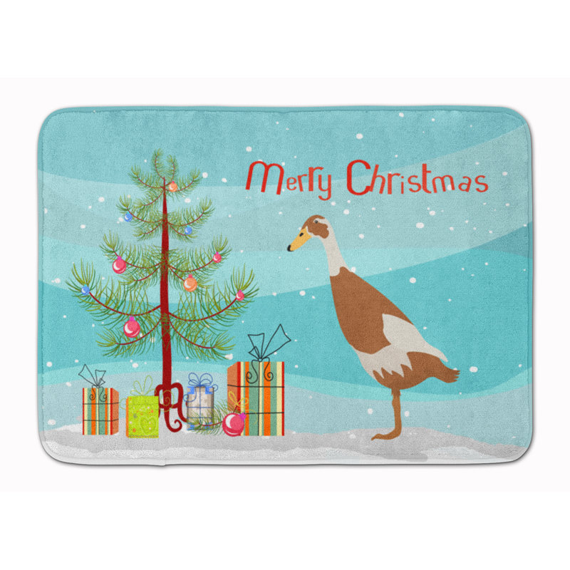 Tapis de bain Indian Runner Duck Christmas, Canard indien