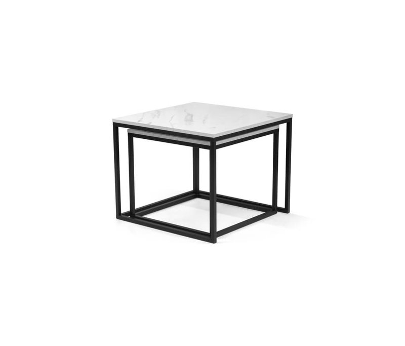 Brosch Frame Coffee Table, White