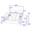 Grand lit plateforme tapissier Malenna avec 2 tiroirs, tête de lit et lit gigogne simple TG-764471557