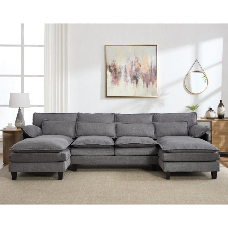 4 Seater Sofa, Grey