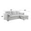 Canapé modulaire réversible en Yillekar